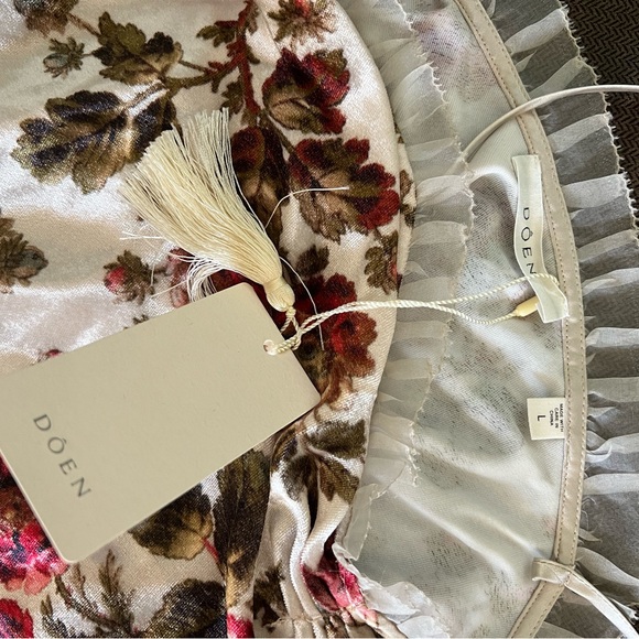 DOEN Calsi Dress Primrose Garden Floral Print Size Large - Picture 4 of 9